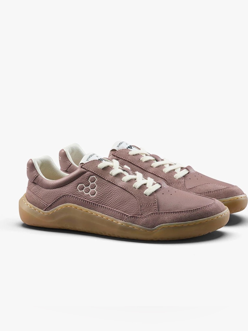 VivoBarefoot Mauve Suede Leather Sneakers